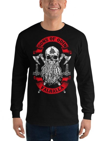 Sons of Odin T-shirt long sleeve dark colors