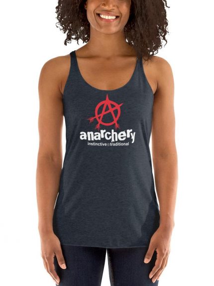 Anarchery women’s tank top dark colors
