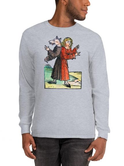 Wolf Boy Men’s Long Sleeve Shirt all colors