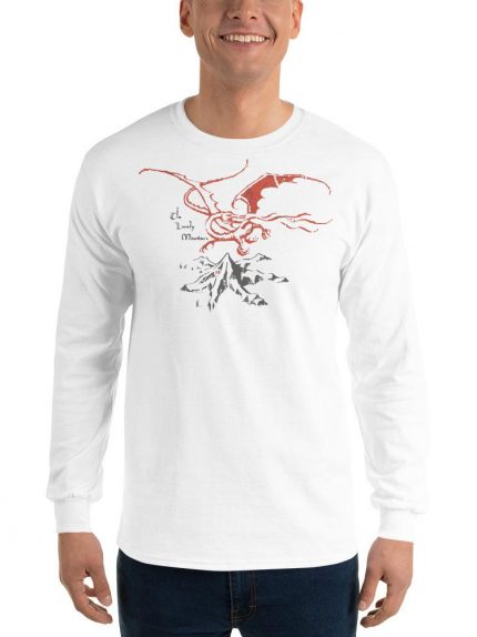 Smaug and the Lonely Mountain Men’s Long Sleeve Shirt ALL colors