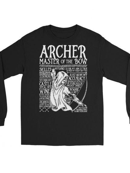 Master of the Bow camiseta manga larga