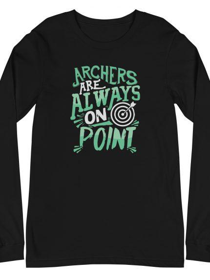 Archers always on Point camiseta manga larga mujer